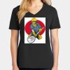 Ladies Core Cotton V-Neck Tee Thumbnail