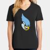 Ladies Core Cotton V-Neck Tee Thumbnail