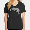 Ladies Core Cotton V-Neck Tee Thumbnail