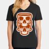 Ladies Core Cotton V-Neck Tee Thumbnail