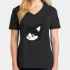 Ladies Core Cotton V-Neck Tee Thumbnail