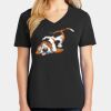 Ladies Core Cotton V-Neck Tee Thumbnail
