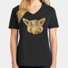 Ladies Core Cotton V-Neck Tee Thumbnail