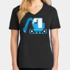 Ladies Core Cotton V-Neck Tee Thumbnail