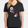 Ladies Core Cotton V-Neck Tee Thumbnail