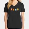 Ladies Core Cotton V-Neck Tee Thumbnail