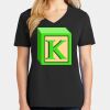 Ladies Core Cotton V-Neck Tee Thumbnail