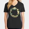 Ladies Core Cotton V-Neck Tee Thumbnail