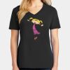 Ladies Core Cotton V-Neck Tee Thumbnail