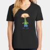 Ladies Core Cotton V-Neck Tee Thumbnail