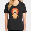Ladies Core Cotton V-Neck Tee Thumbnail