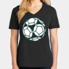 Ladies Core Cotton V-Neck Tee Thumbnail