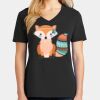 Ladies Core Cotton V-Neck Tee Thumbnail