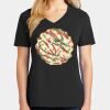 Ladies Core Cotton V-Neck Tee Thumbnail
