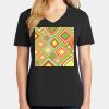 Ladies Core Cotton V-Neck Tee Thumbnail
