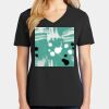 Ladies Core Cotton V-Neck Tee Thumbnail