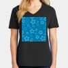 Ladies Core Cotton V-Neck Tee Thumbnail