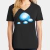Ladies Core Cotton V-Neck Tee Thumbnail