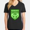Ladies Core Cotton V-Neck Tee Thumbnail