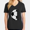Ladies Core Cotton V-Neck Tee Thumbnail